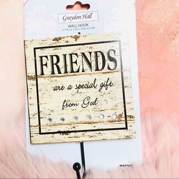 NWT Graydon Hall Friends Decorative Hook - Picture 2 of 3
